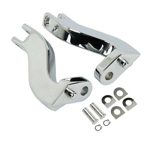 Chrome Passenger Rear Foot Peg Mount Kits Fit For Harley Touring 1993-2022 2020