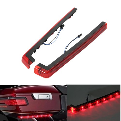 Red Side Marker LED Light Fit For Harley Touring Road Glide 06-23