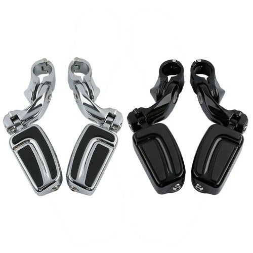 1-1/4" Highway Short Angled Clamps/Pegstreamliner Footpegs Fit For Harley