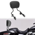 Black Detachable Backrest Sissy Bar Fit For Harley Road Street Glide 2009-2025