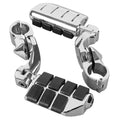 Motorcycle Highway Foot Pegs Rest 1-1/4" Footpegs/Clamps Fit For Harley Honda