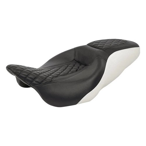 Black Stitching Driver Passenger Seat Fit For Harley Cvo Street Glide 2009-2021