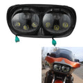 5 3/4" Dual LED Front Headlight Head Light Fit For Harley Road Glide Fltr 98-13