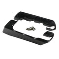 4" Vivid Black Hard Stretched Saddlebag Extension Fit For Harley Road Glide King