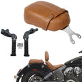 Rear Passenger Seat & Black Footpegs Fit For Indian Scout 2015-2024 Scout Sixty