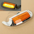 Amber Lens Front Fender Tip LED Light Fit For Harley Electra Glide Ultra Classic
