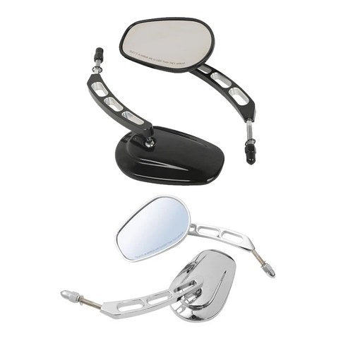 Rear View Mirrors Fit For Harley Davidson Touring Road King Fatboy Sportster XL
