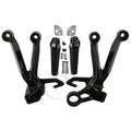Black Rear Passenger Foot Peg Bracket Fit For Suzuki GSX-R GSXR1000 2003 2004