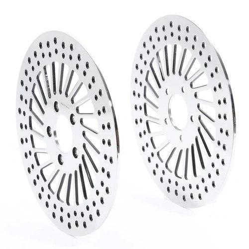 Front Brake Disc Rotors Fit For Harley Road King Street Electra Glide 00-07 Dyna