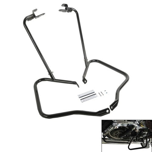 Saddlebag Bracket Guard Crash Bar Fit For Harley Touring Electra Glide 14-24