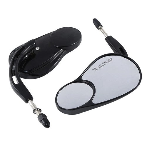 Rear View Mirrors Fit For Harley Touring Street Road Glide Sportster 8mm Thread