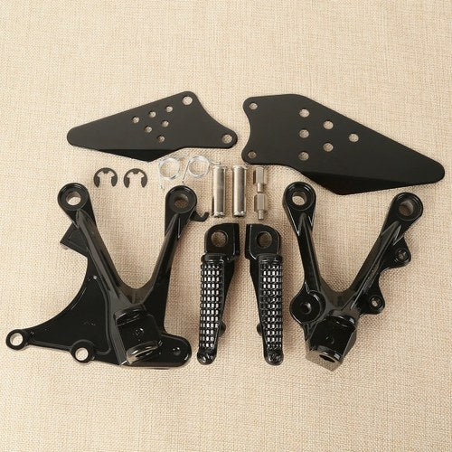 Front Footrests Foot pegs Fit For Kawasaki Ninja ZX6R ZX-6R 05-08 ZX636 05-06