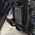 Oil Cooler Radiator Grille Cover Fit For Harley Deluxe Low Rider Fat Bob 18+