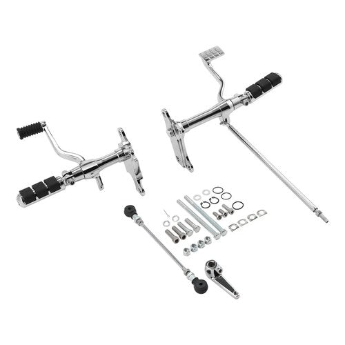 Forward Controls Kit Pegs Levers Linkages Fit For Sportster XL883 1200 1991-2003