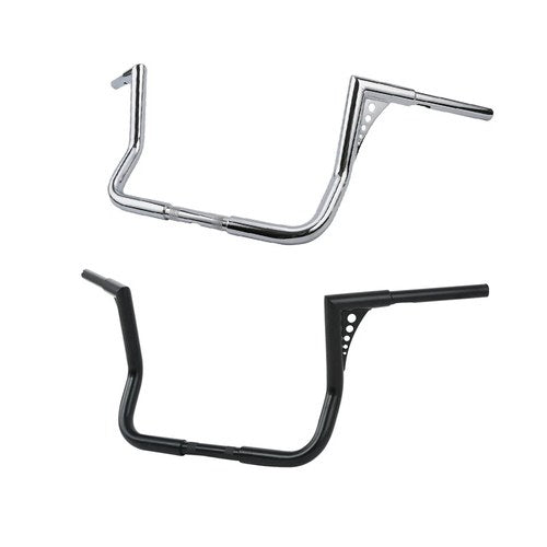 12" Rise Ape Hanger Handlebar Fit For Harley Touring Road Street Glide 1982-Up