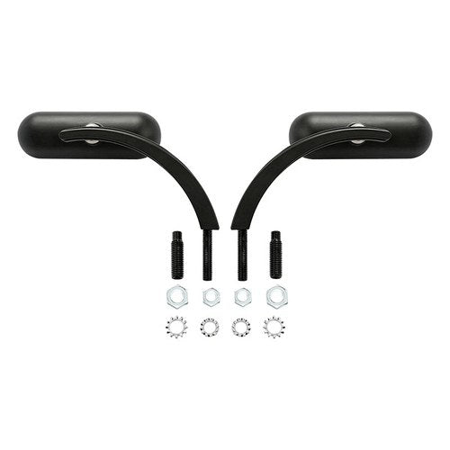 Motorcycle Mini Oval Mirrors Fit For Harley Street Glide Road King Dyna