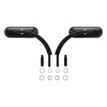 Motorcycle Mini Oval Mirrors Fit For Harley Street Glide Road King Dyna