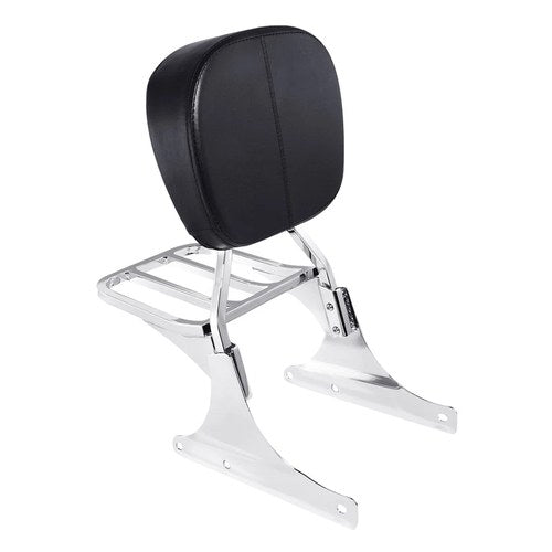 Sissy Bar Backrest Luggage Rack Fit For Harley Heritage Softail Classic Flstc
