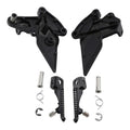 Motorcycle Front Footpegs Footrests Bracket Fit For Kawasaki Z1000 ZR1000 10-23