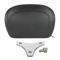 Passenger Sissy Bar Backrest Pad Fit For Harley Touring Street Road Glide 97-25