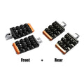 Front Rear Foot Pegs Footrest Fit For Harley Softail Low Rider Street Bob 18-22