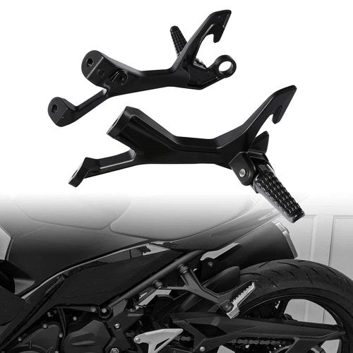 Rear Passenger Footrests Foot Pegs Bracket Fit For Kawasaki Ninja 400 Z400 19-24