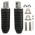 Black Passenger Footrest Foot Pegs Fit For Suzuki GSX1300R Hayabusa 2008-2012