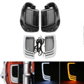 Lower Vented Fairing & Turn Signals Light Fit For Harley Road Street Glide 14-24