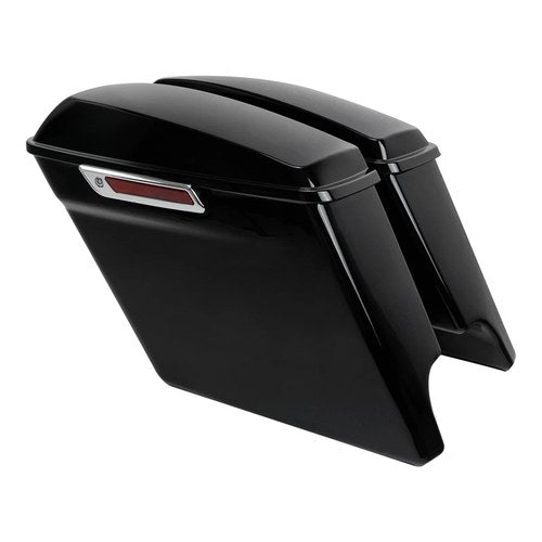 5" Stretched Extended Painted Hard Bags Saddlebags Fit for Harley Touring 14+