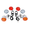 LED Turn Signals Light Bracket Fit For Harley Touring Road Glide Fltr 2015-2024