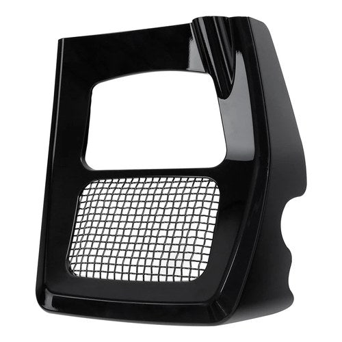 Gloss Black Front Spoilers Radiator Chin Cover Fit For Harley Street Glide 17-23