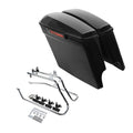 5" Extended Hard Saddlebags & Brackets Fit For Harley Softail Heritage 1984-2017