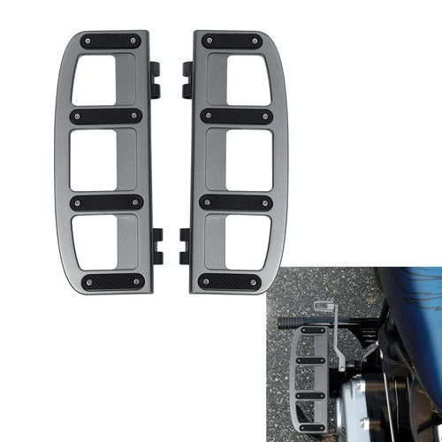 Driver Floorboard Footboard Fit For Harley Road Glide 2009-Up Graphite Finish