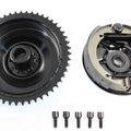 Rear Mechanical Brake Drum Kit Black for Harley-Davidson