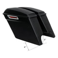 5" Stretched Hard Saddlebags Saddle Bags Fit For Harley Road King 2014-2024
