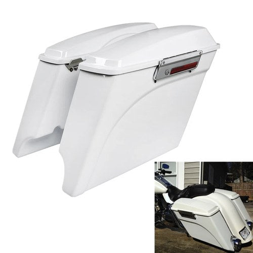 5" Stretched Extended Saddlebags Fit For Harley Touring Electra Road Glide 93-13
