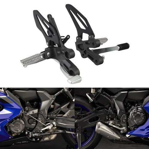 Front Rider Foot Rest Pegs Brackets Fit For Yamaha YZF-R7 Yzf R7 YZFR7 2022-2025