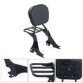 Low Sissy Bar Backrest Luggage Rack Fit For Harley Sportster XL883 XL1200 04-up