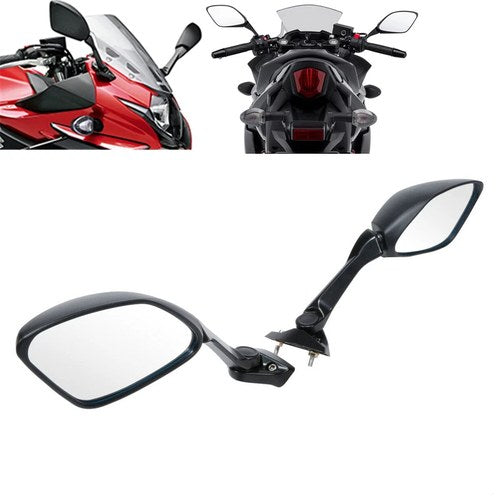 Left & Right Rear-View Mirrors Fit For Suzuki GSX250R 2018-2024 2019 2020 Black