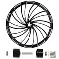 30"x3.5'' Front Wheel Rim Dual Disc Hub Fit For Harley Street Glide 97-21 No ABS