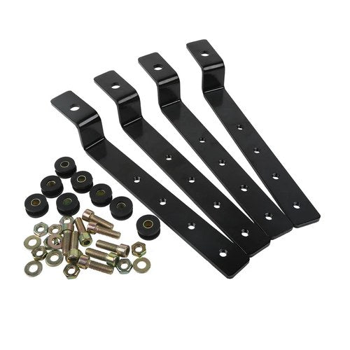 Black Universal Motorcycle SaddleBag Mounting Bracket Kit Fit For Harley Models