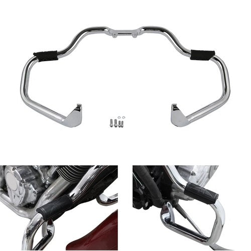 Mustache Engine Guard Crash Bar Fit For Indian Chieftain Roadmaster Dark Horse