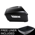 Matte Black King Trunk Fit For Harley Road King Street Glide 14-25