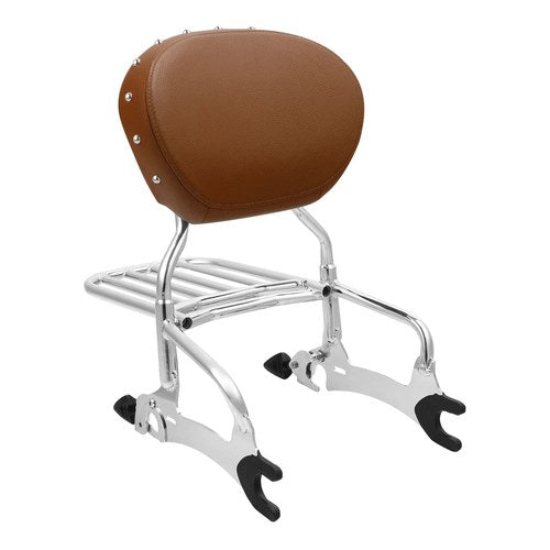 Backrest Sissy Bar W/Pad Luggage Rack Fit For Indian Chieftain Springfield 16-25