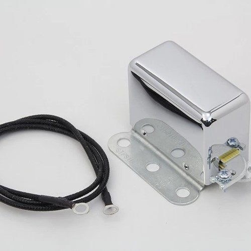 Chrome Look-A-Like 12 Volt 2-Brush Relay for Harley-Davidson