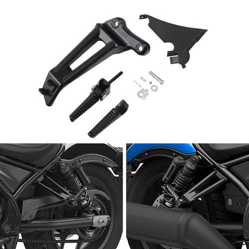 Aluminum Rear Passenger Foot Pegs Footrests Fit For Honda Rebel 1100 Dct 21-2025