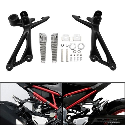 Rear Passenger Footpeg Peg Bracket Fit For Kawasaki Z900 ABS 2017-2025 2018 2019