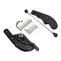 Black Extended Reach Forward Control Kit fits Harley Davidson Fxbr Flsb 18-23