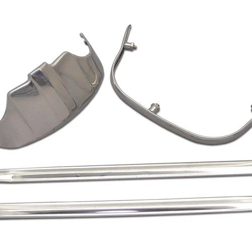 Stainless Steel Front Fender Tip Kit for Harley-Davidson