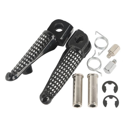 Front Foot Pegs Footrest Fit For Kawasaki Z1000 Z800 ZX6R ZX9R ZX10R ZZR1400